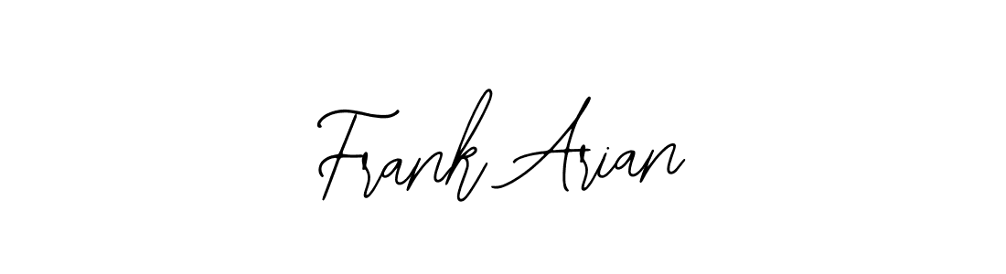 Frank Arian stylish signature style. Best Handwritten Sign (Bearetta-2O07w) for my name. Handwritten Signature Collection Ideas for my name Frank Arian. Frank Arian signature style 12 images and pictures png