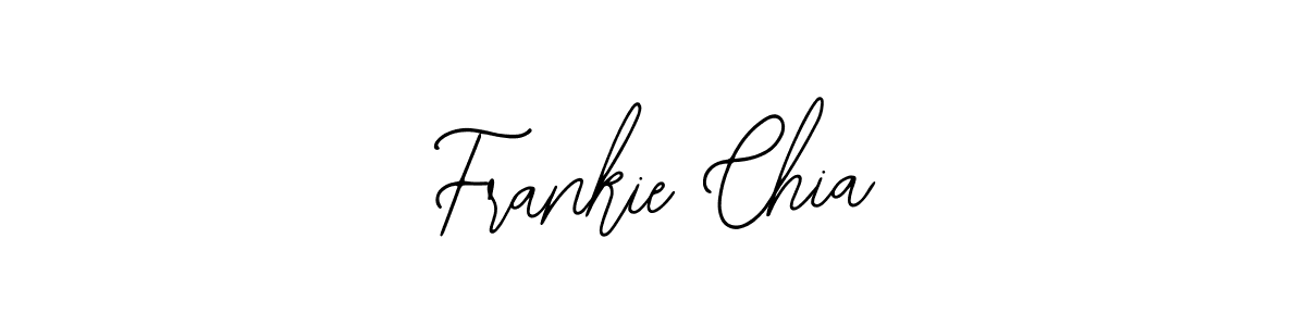How to make Frankie Chia name signature. Use Bearetta-2O07w style for creating short signs online. This is the latest handwritten sign. Frankie Chia signature style 12 images and pictures png