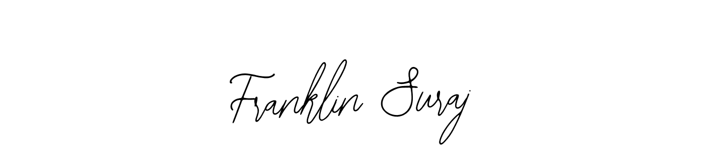 Also we have Franklin Suraj name is the best signature style. Create professional handwritten signature collection using Bearetta-2O07w autograph style. Franklin Suraj signature style 12 images and pictures png