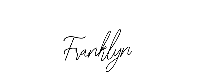 Design your own signature with our free online signature maker. With this signature software, you can create a handwritten (Bearetta-2O07w) signature for name Franklyn. Franklyn signature style 12 images and pictures png