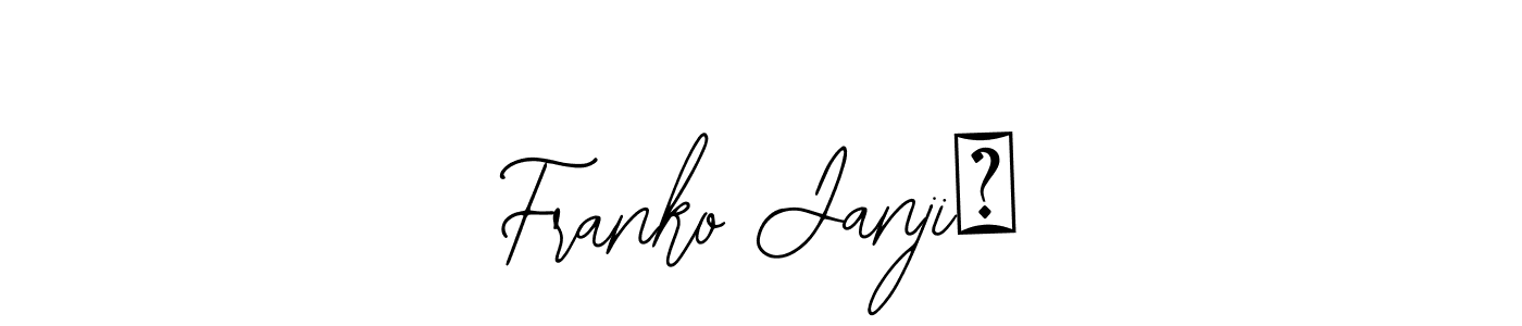 Design your own signature with our free online signature maker. With this signature software, you can create a handwritten (Bearetta-2O07w) signature for name Franko Janjić. Franko Janjić signature style 12 images and pictures png