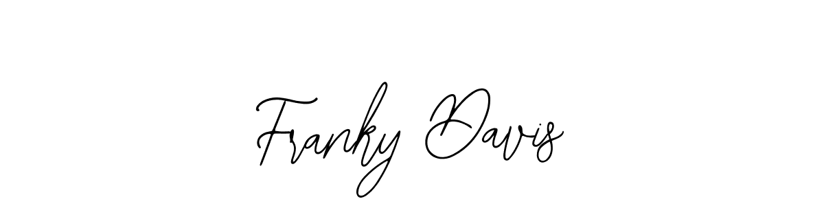 Use a signature maker to create a handwritten signature online. With this signature software, you can design (Bearetta-2O07w) your own signature for name Franky Davis. Franky Davis signature style 12 images and pictures png
