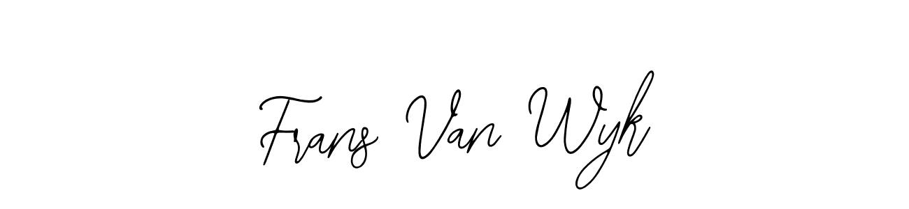 Similarly Bearetta-2O07w is the best handwritten signature design. Signature creator online .You can use it as an online autograph creator for name Frans Van Wyk. Frans Van Wyk signature style 12 images and pictures png