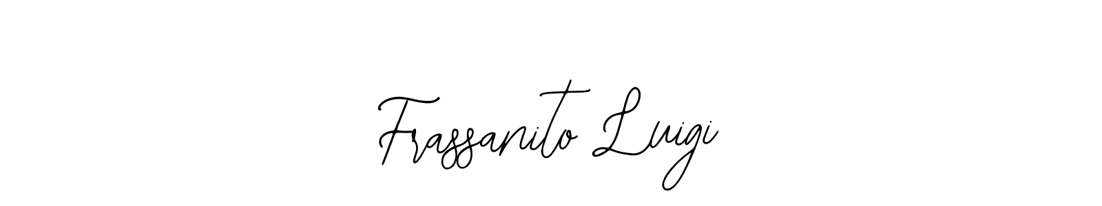 Design your own signature with our free online signature maker. With this signature software, you can create a handwritten (Bearetta-2O07w) signature for name Frassanito Luigi. Frassanito Luigi signature style 12 images and pictures png