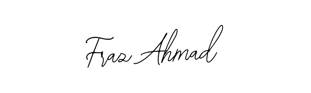 The best way (Bearetta-2O07w) to make a short signature is to pick only two or three words in your name. The name Fraz Ahmad include a total of six letters. For converting this name. Fraz Ahmad signature style 12 images and pictures png