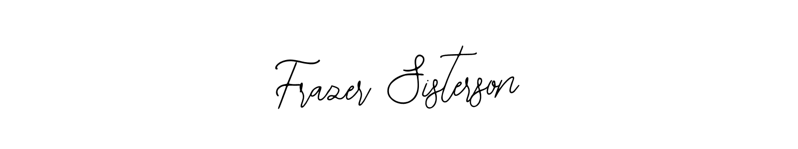 You should practise on your own different ways (Bearetta-2O07w) to write your name (Frazer Sisterson) in signature. don't let someone else do it for you. Frazer Sisterson signature style 12 images and pictures png