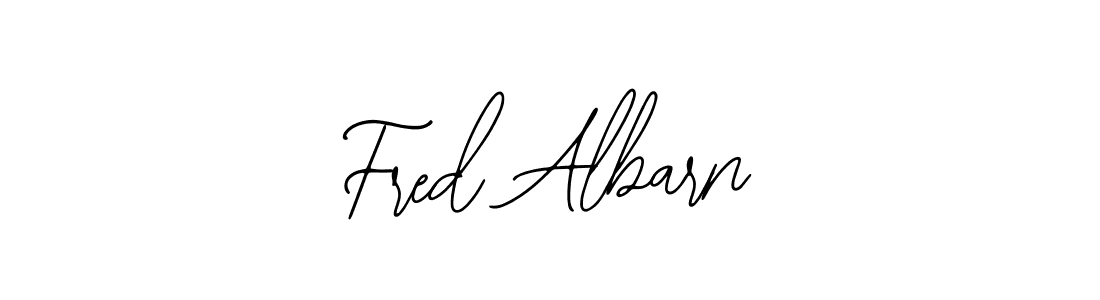 Design your own signature with our free online signature maker. With this signature software, you can create a handwritten (Bearetta-2O07w) signature for name Fred Albarn. Fred Albarn signature style 12 images and pictures png