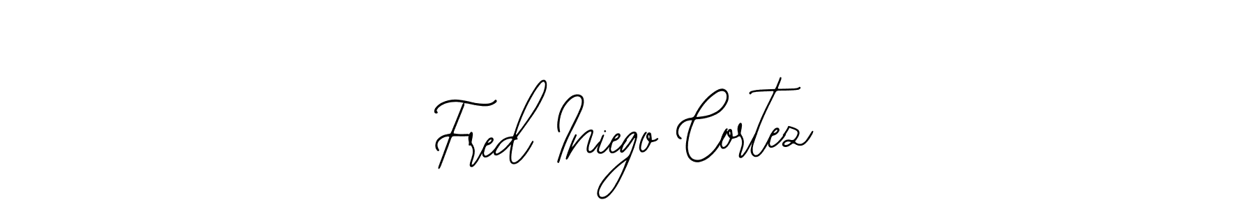 Create a beautiful signature design for name Fred Iniego Cortez. With this signature (Bearetta-2O07w) fonts, you can make a handwritten signature for free. Fred Iniego Cortez signature style 12 images and pictures png