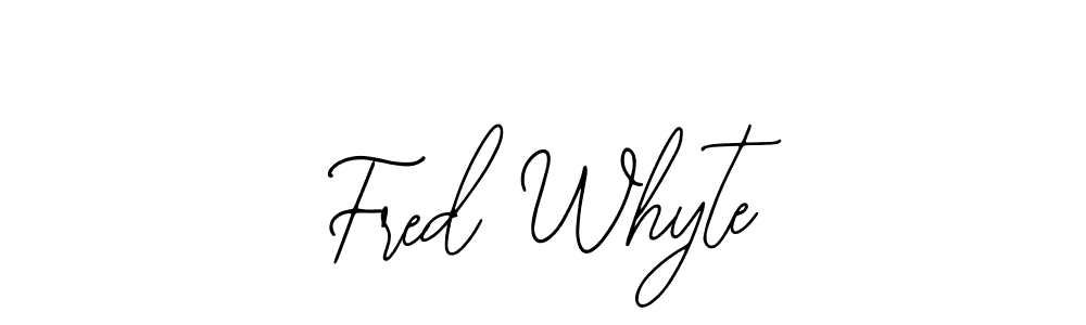 How to make Fred Whyte signature? Bearetta-2O07w is a professional autograph style. Create handwritten signature for Fred Whyte name. Fred Whyte signature style 12 images and pictures png