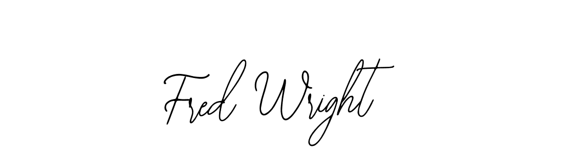 Fred Wright stylish signature style. Best Handwritten Sign (Bearetta-2O07w) for my name. Handwritten Signature Collection Ideas for my name Fred Wright. Fred Wright signature style 12 images and pictures png