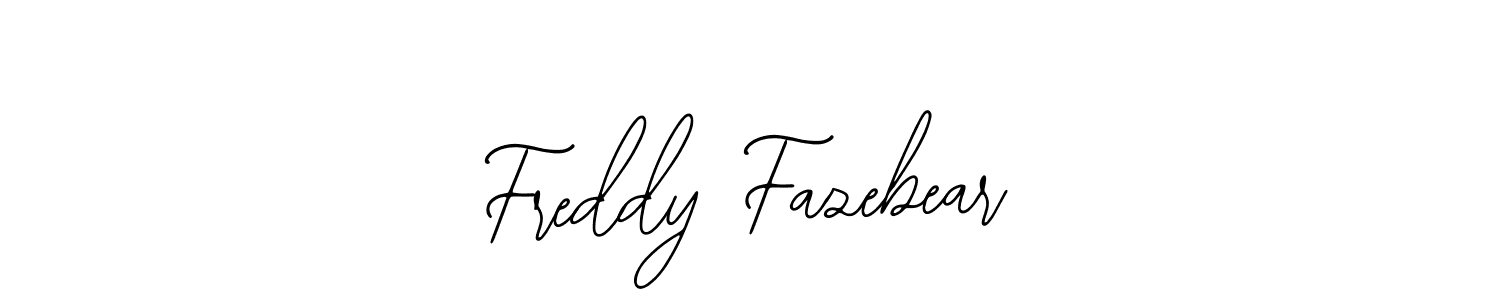 Use a signature maker to create a handwritten signature online. With this signature software, you can design (Bearetta-2O07w) your own signature for name Freddy Fazebear. Freddy Fazebear signature style 12 images and pictures png