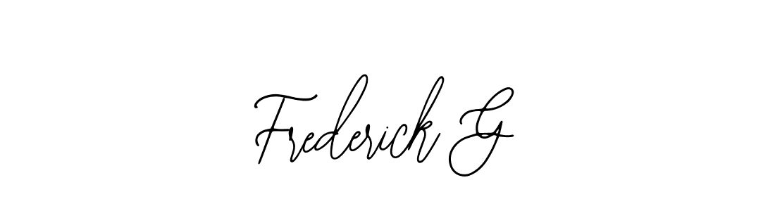 Create a beautiful signature design for name Frederick G. With this signature (Bearetta-2O07w) fonts, you can make a handwritten signature for free. Frederick G signature style 12 images and pictures png