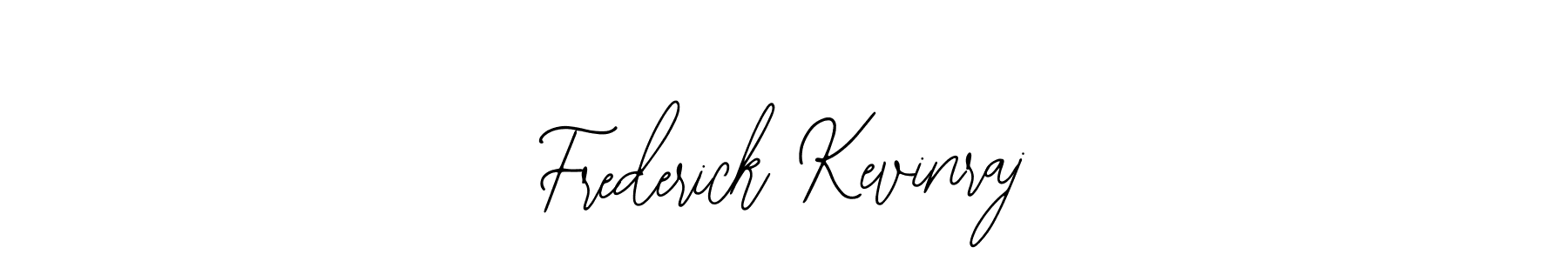 Bearetta-2O07w is a professional signature style that is perfect for those who want to add a touch of class to their signature. It is also a great choice for those who want to make their signature more unique. Get Frederick Kevinraj name to fancy signature for free. Frederick Kevinraj signature style 12 images and pictures png