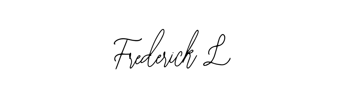 How to make Frederick L signature? Bearetta-2O07w is a professional autograph style. Create handwritten signature for Frederick L name. Frederick L signature style 12 images and pictures png