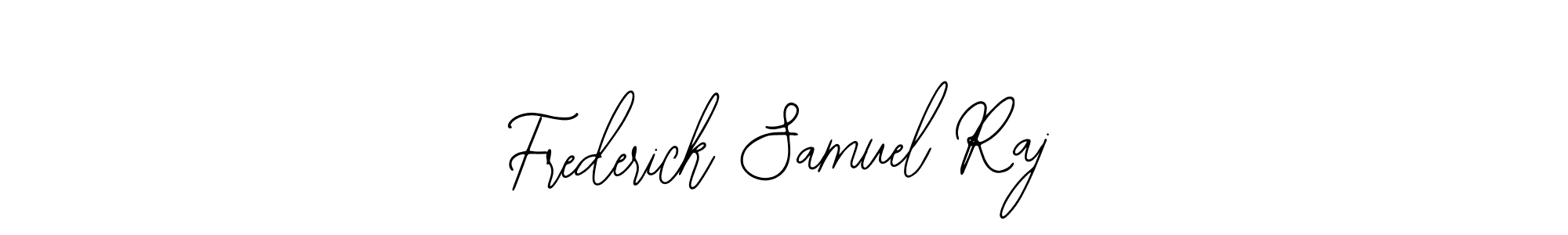 Similarly Bearetta-2O07w is the best handwritten signature design. Signature creator online .You can use it as an online autograph creator for name Frederick Samuel Raj. Frederick Samuel Raj signature style 12 images and pictures png