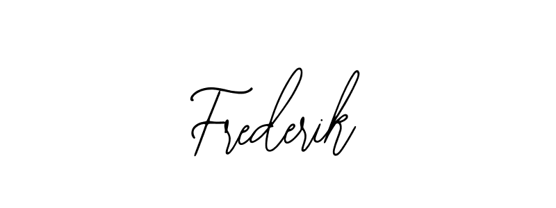 How to make Frederik name signature. Use Bearetta-2O07w style for creating short signs online. This is the latest handwritten sign. Frederik signature style 12 images and pictures png