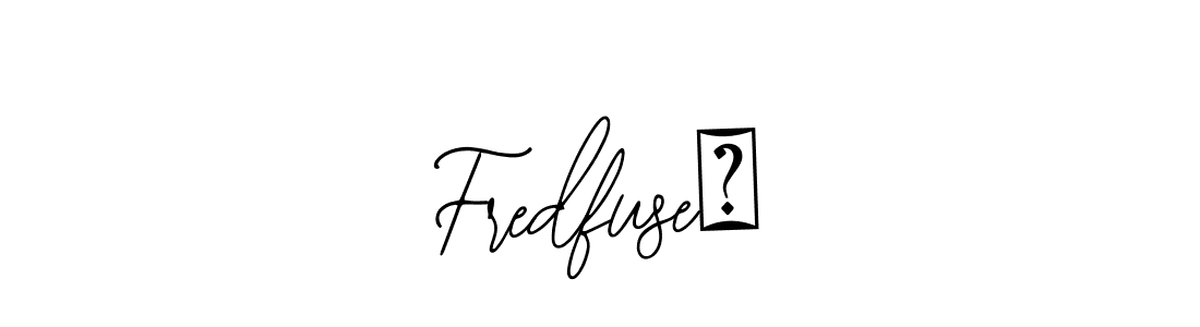 How to make Fredfuse  name signature. Use Bearetta-2O07w style for creating short signs online. This is the latest handwritten sign. Fredfuse  signature style 12 images and pictures png