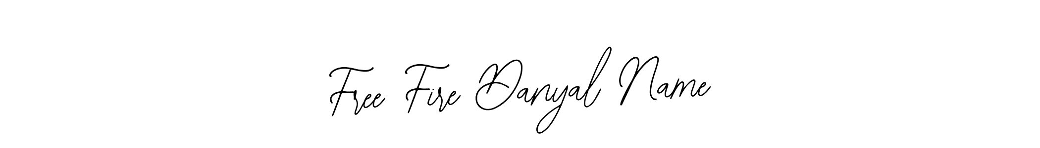 Create a beautiful signature design for name Free Fire Danyal Name. With this signature (Bearetta-2O07w) fonts, you can make a handwritten signature for free. Free Fire Danyal Name signature style 12 images and pictures png