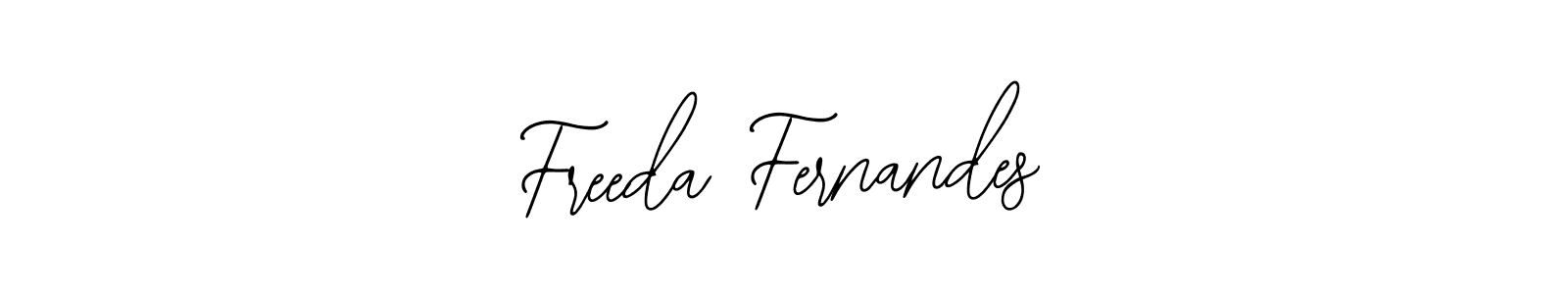 How to Draw Freeda Fernandes signature style? Bearetta-2O07w is a latest design signature styles for name Freeda Fernandes. Freeda Fernandes signature style 12 images and pictures png