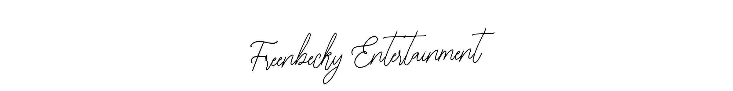 Here are the top 10 professional signature styles for the name Freenbecky Entertainment. These are the best autograph styles you can use for your name. Freenbecky Entertainment signature style 12 images and pictures png