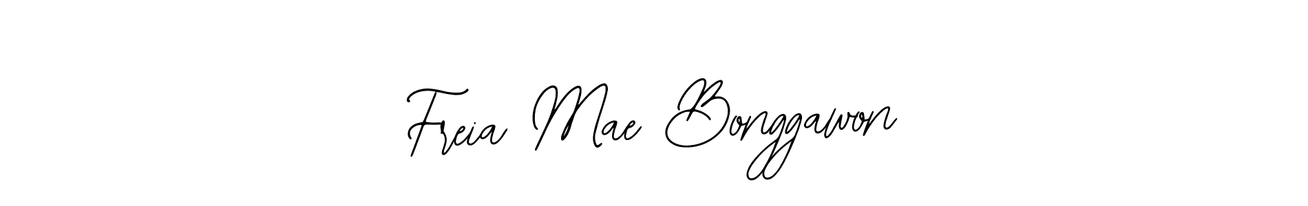 Also we have Freia Mae Bonggawon name is the best signature style. Create professional handwritten signature collection using Bearetta-2O07w autograph style. Freia Mae Bonggawon signature style 12 images and pictures png