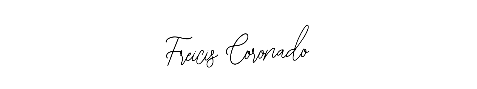 Use a signature maker to create a handwritten signature online. With this signature software, you can design (Bearetta-2O07w) your own signature for name Freicis Coronado. Freicis Coronado signature style 12 images and pictures png