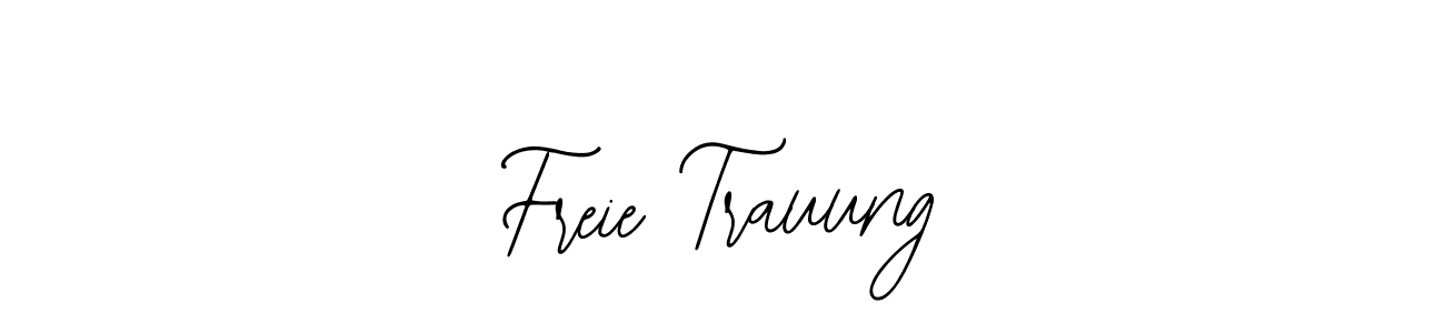 It looks lik you need a new signature style for name Freie Trauung. Design unique handwritten (Bearetta-2O07w) signature with our free signature maker in just a few clicks. Freie Trauung signature style 12 images and pictures png