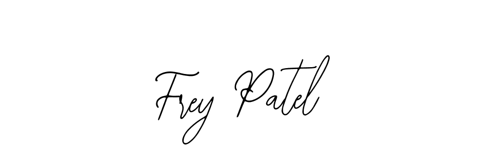 Design your own signature with our free online signature maker. With this signature software, you can create a handwritten (Bearetta-2O07w) signature for name Frey Patel. Frey Patel signature style 12 images and pictures png