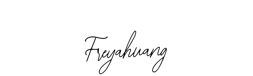 How to make Freyahuang signature? Bearetta-2O07w is a professional autograph style. Create handwritten signature for Freyahuang name. Freyahuang signature style 12 images and pictures png