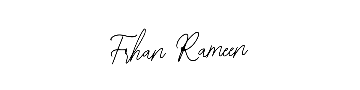 Make a beautiful signature design for name Frhan Rameen. With this signature (Bearetta-2O07w) style, you can create a handwritten signature for free. Frhan Rameen signature style 12 images and pictures png