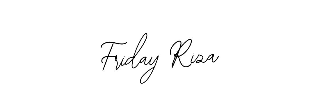 Friday Riza stylish signature style. Best Handwritten Sign (Bearetta-2O07w) for my name. Handwritten Signature Collection Ideas for my name Friday Riza. Friday Riza signature style 12 images and pictures png