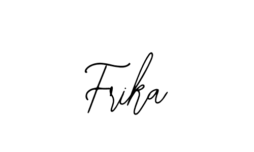 How to make Frika name signature. Use Bearetta-2O07w style for creating short signs online. This is the latest handwritten sign. Frika signature style 12 images and pictures png