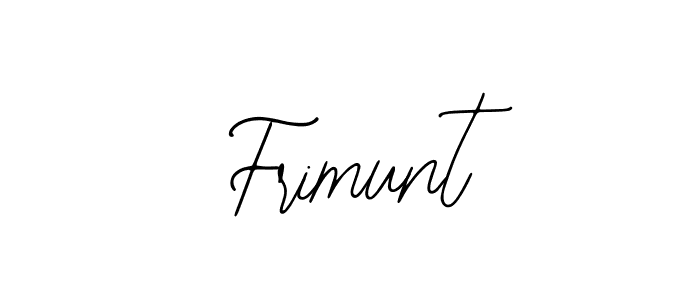 Design your own signature with our free online signature maker. With this signature software, you can create a handwritten (Bearetta-2O07w) signature for name Frimunt. Frimunt signature style 12 images and pictures png