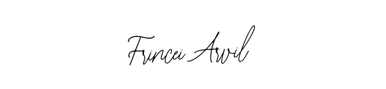 Also You can easily find your signature by using the search form. We will create Frincei Arvil name handwritten signature images for you free of cost using Bearetta-2O07w sign style. Frincei Arvil signature style 12 images and pictures png