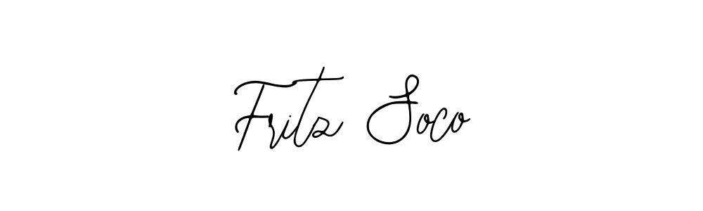 You should practise on your own different ways (Bearetta-2O07w) to write your name (Fritz Soco) in signature. don't let someone else do it for you. Fritz Soco signature style 12 images and pictures png
