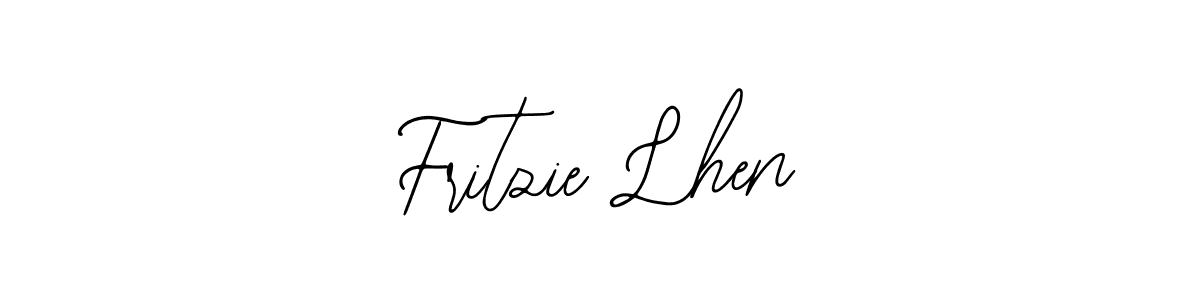 How to make Fritzie Lhen name signature. Use Bearetta-2O07w style for creating short signs online. This is the latest handwritten sign. Fritzie Lhen signature style 12 images and pictures png