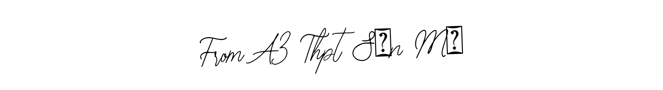 Create a beautiful signature design for name From A3 Thpt Sơn Mỹ. With this signature (Bearetta-2O07w) fonts, you can make a handwritten signature for free. From A3 Thpt Sơn Mỹ signature style 12 images and pictures png