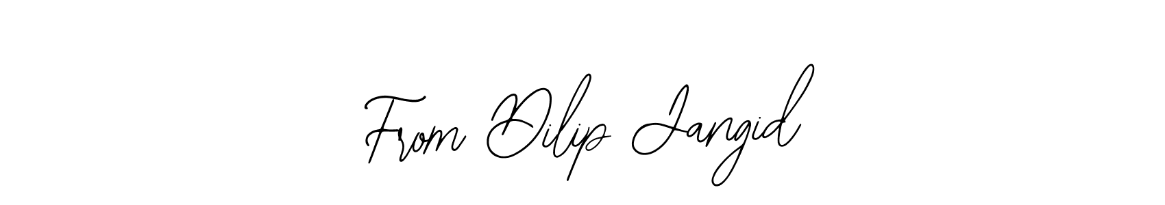 Also You can easily find your signature by using the search form. We will create From Dilip Jangid name handwritten signature images for you free of cost using Bearetta-2O07w sign style. From Dilip Jangid signature style 12 images and pictures png