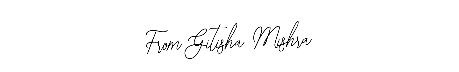Make a beautiful signature design for name From Gitisha Mishra. With this signature (Bearetta-2O07w) style, you can create a handwritten signature for free. From Gitisha Mishra signature style 12 images and pictures png