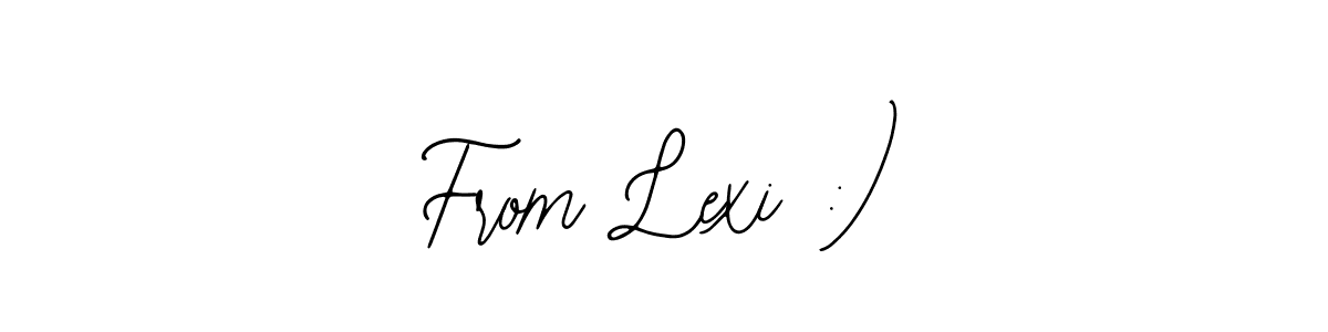 You can use this online signature creator to create a handwritten signature for the name From Lexi :). This is the best online autograph maker. From Lexi :) signature style 12 images and pictures png
