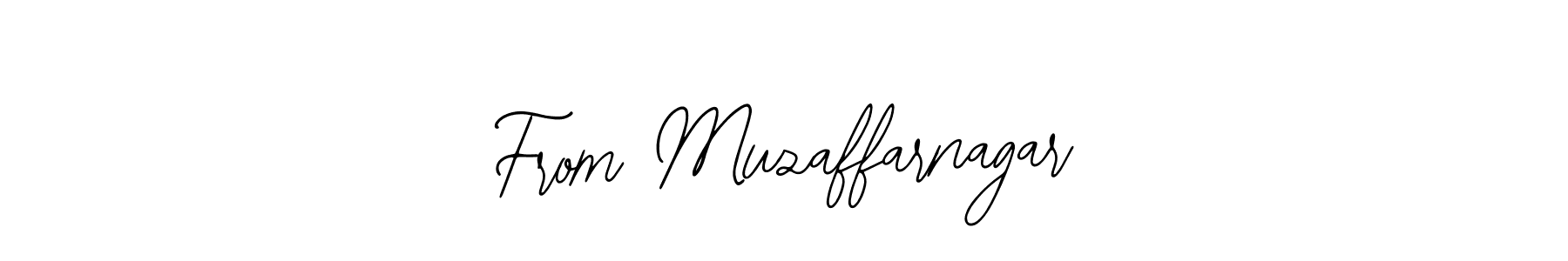 Create a beautiful signature design for name From Muzaffarnagar. With this signature (Bearetta-2O07w) fonts, you can make a handwritten signature for free. From Muzaffarnagar signature style 12 images and pictures png