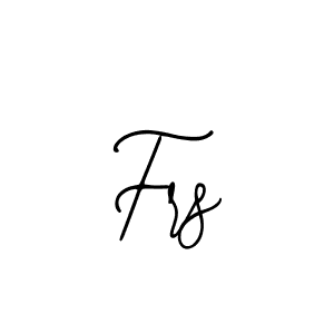 Design your own signature with our free online signature maker. With this signature software, you can create a handwritten (Bearetta-2O07w) signature for name Frs. Frs signature style 12 images and pictures png