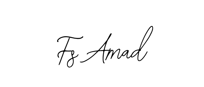 It looks lik you need a new signature style for name Fs Amad. Design unique handwritten (Bearetta-2O07w) signature with our free signature maker in just a few clicks. Fs Amad signature style 12 images and pictures png