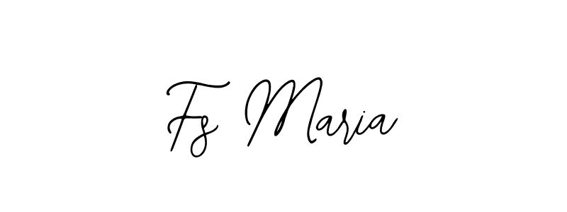 Make a short Fs Maria signature style. Manage your documents anywhere anytime using Bearetta-2O07w. Create and add eSignatures, submit forms, share and send files easily. Fs Maria signature style 12 images and pictures png