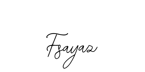 Design your own signature with our free online signature maker. With this signature software, you can create a handwritten (Bearetta-2O07w) signature for name Fsayaz. Fsayaz signature style 12 images and pictures png