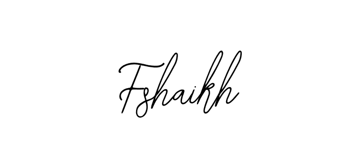 Bearetta-2O07w is a professional signature style that is perfect for those who want to add a touch of class to their signature. It is also a great choice for those who want to make their signature more unique. Get Fshaikh name to fancy signature for free. Fshaikh signature style 12 images and pictures png