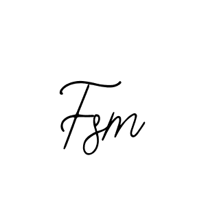 Use a signature maker to create a handwritten signature online. With this signature software, you can design (Bearetta-2O07w) your own signature for name Fsm. Fsm signature style 12 images and pictures png