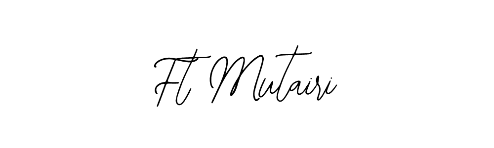 Create a beautiful signature design for name Ft Mutairi. With this signature (Bearetta-2O07w) fonts, you can make a handwritten signature for free. Ft Mutairi signature style 12 images and pictures png