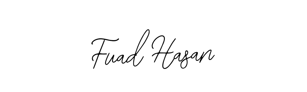 Design your own signature with our free online signature maker. With this signature software, you can create a handwritten (Bearetta-2O07w) signature for name Fuad Hasan. Fuad Hasan signature style 12 images and pictures png