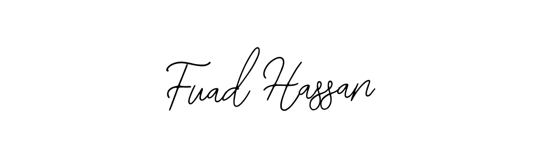 Make a beautiful signature design for name Fuad Hassan. With this signature (Bearetta-2O07w) style, you can create a handwritten signature for free. Fuad Hassan signature style 12 images and pictures png